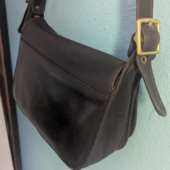 Coach Black Leather Bag
